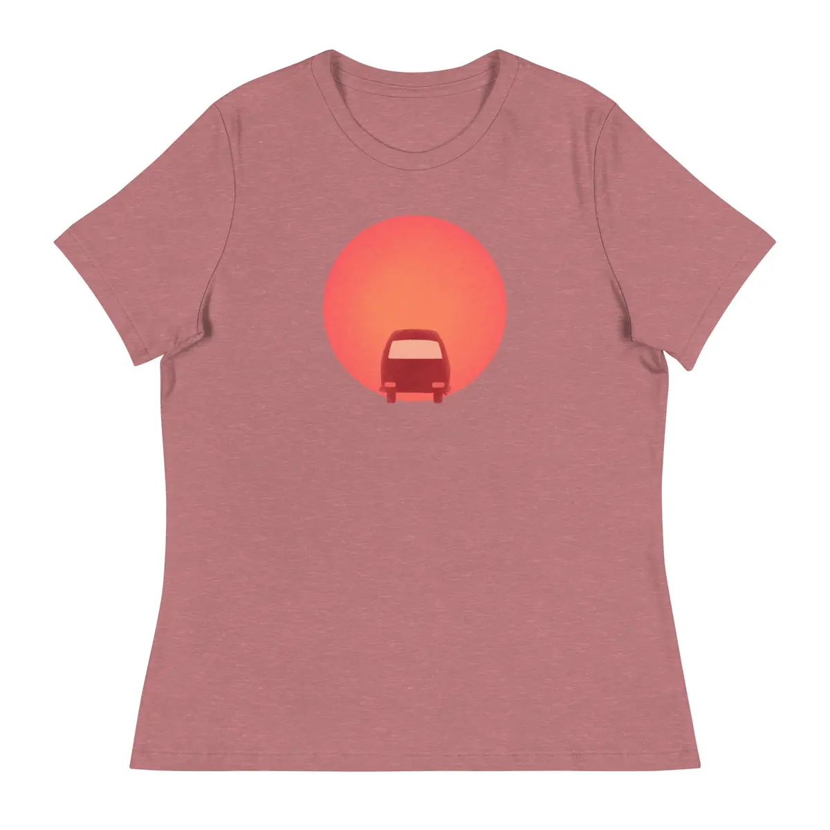 Women's Sunset Bus Graphic Tee