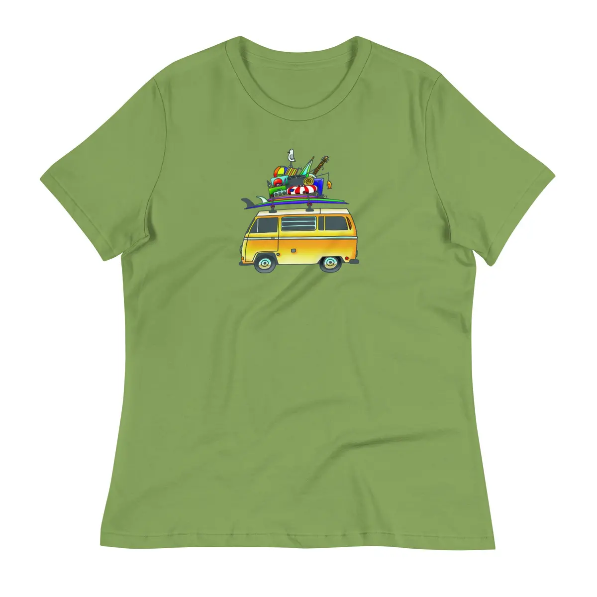 Rad Bus Women's Casual Relaxed T-Shirt