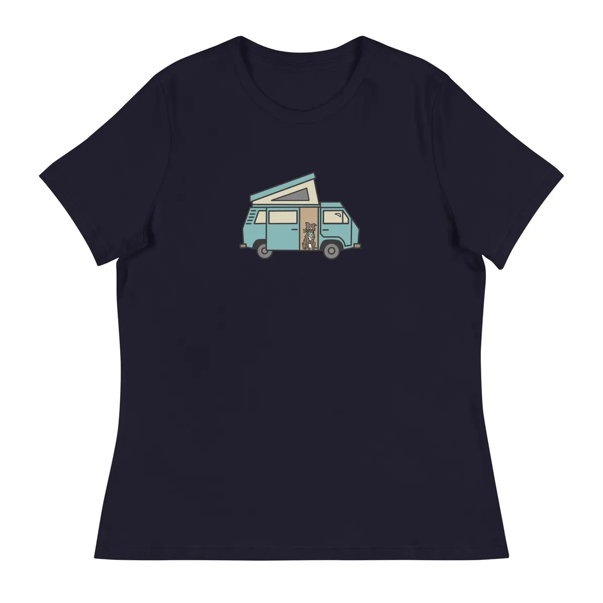 Dog In Van Women's Relaxed Fit T-Shirt 2