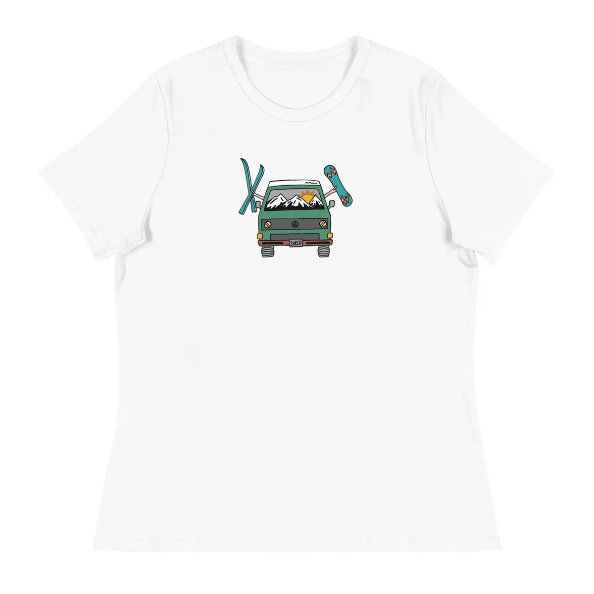 Shred Van Women's Relaxed Fit T-Shirt 1