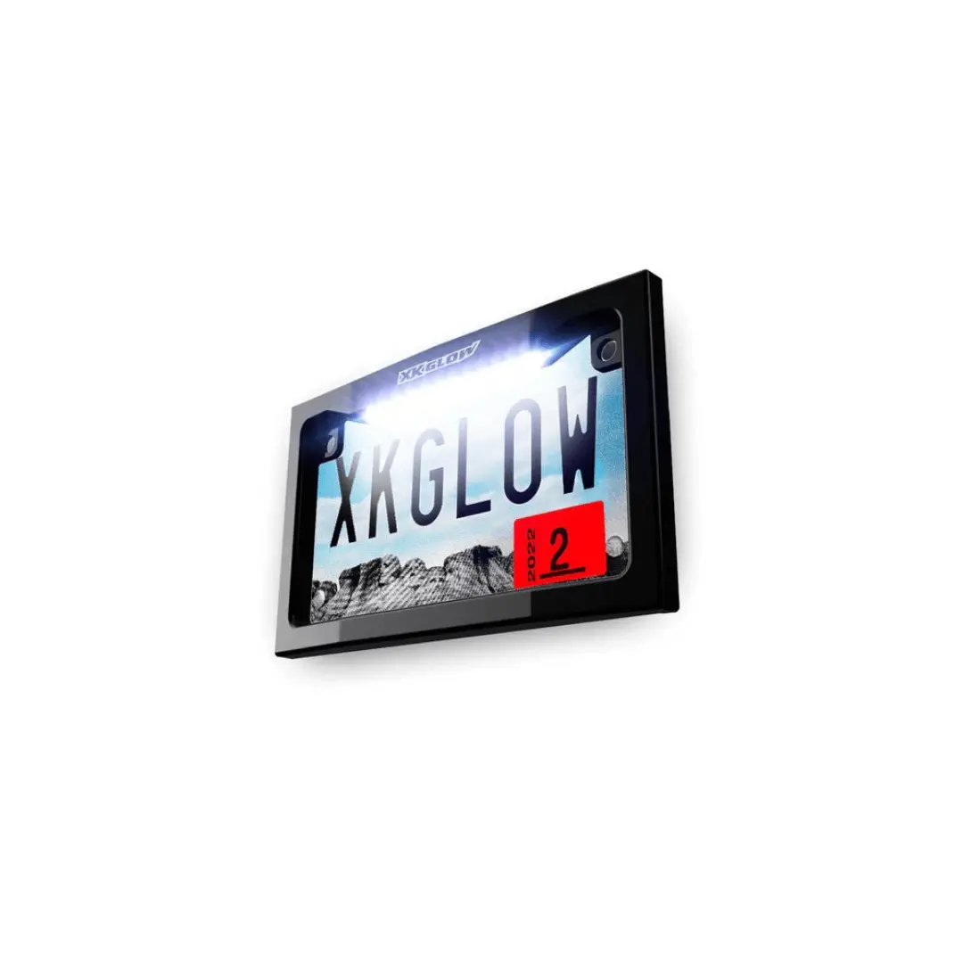 Xk Glow Led License Plate Frame 1