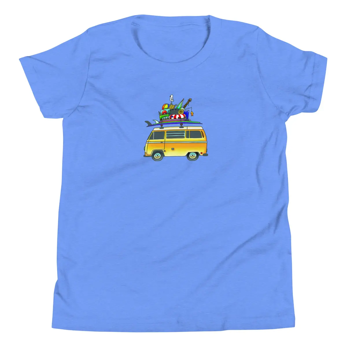 Fun Rad Bus Graphic Tee for Kids