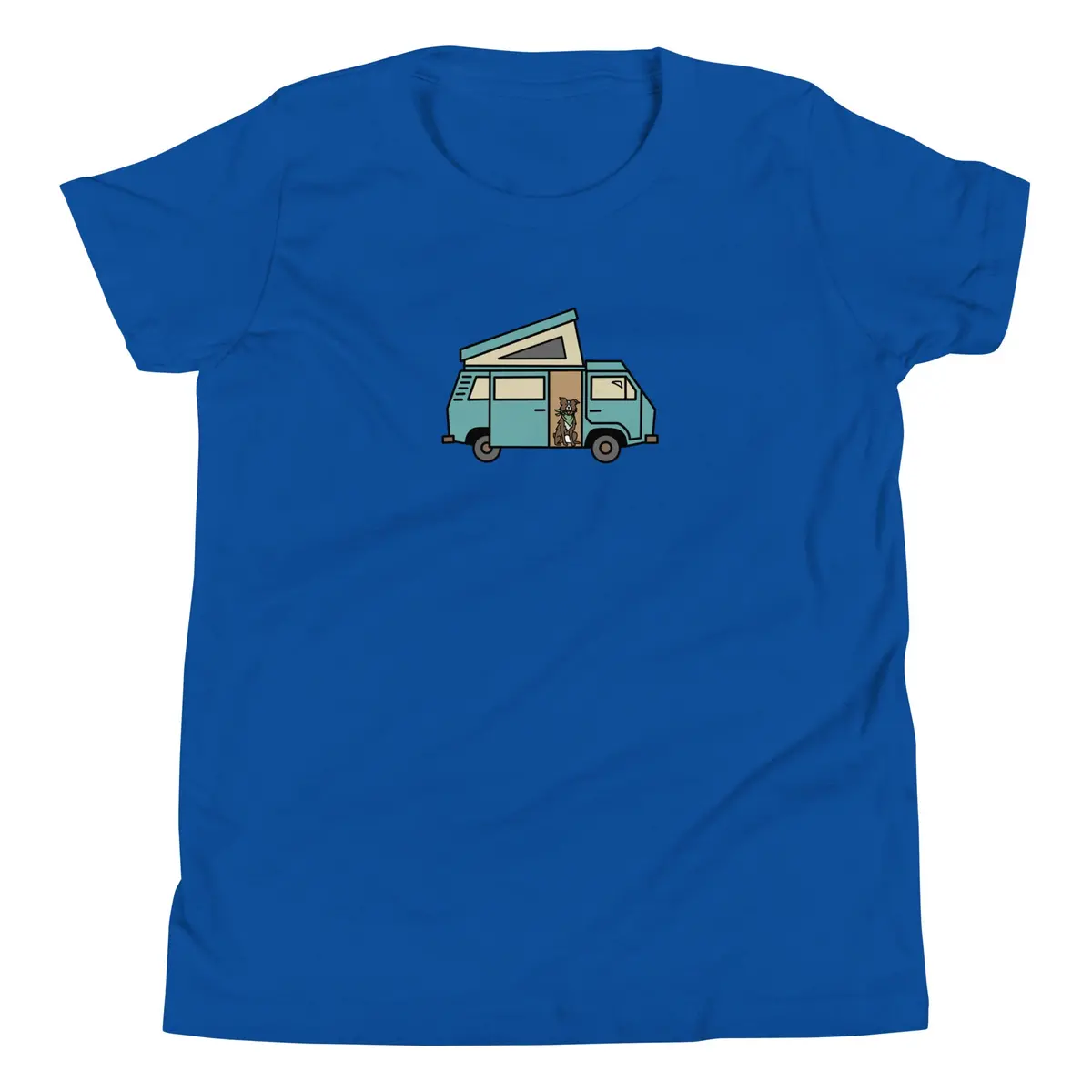 Playful Dog in Van Graphic Tee for Youngsters - Image 6