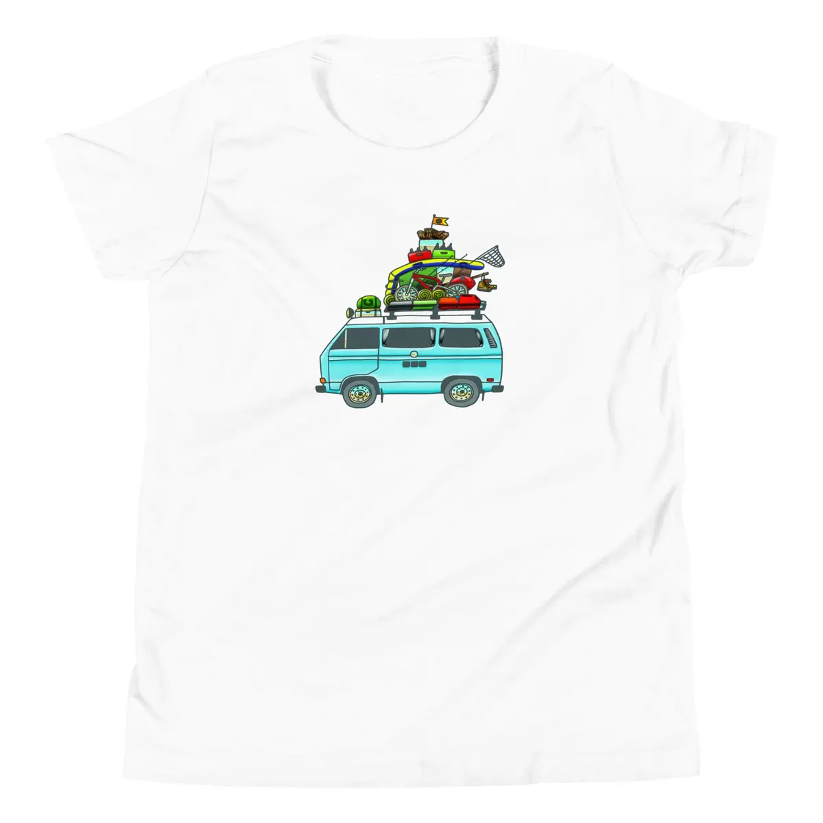 Vintage-Inspired Vanagon Graphic Tee for Kids - Image 9