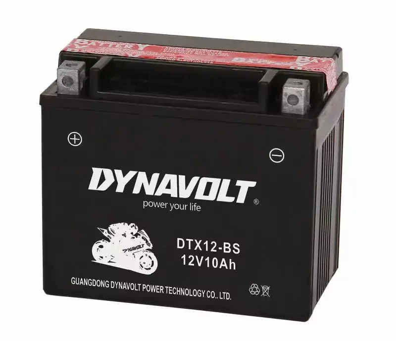 Ytx12-Bs Dynavolt Agm  Battery 12V10ah 1