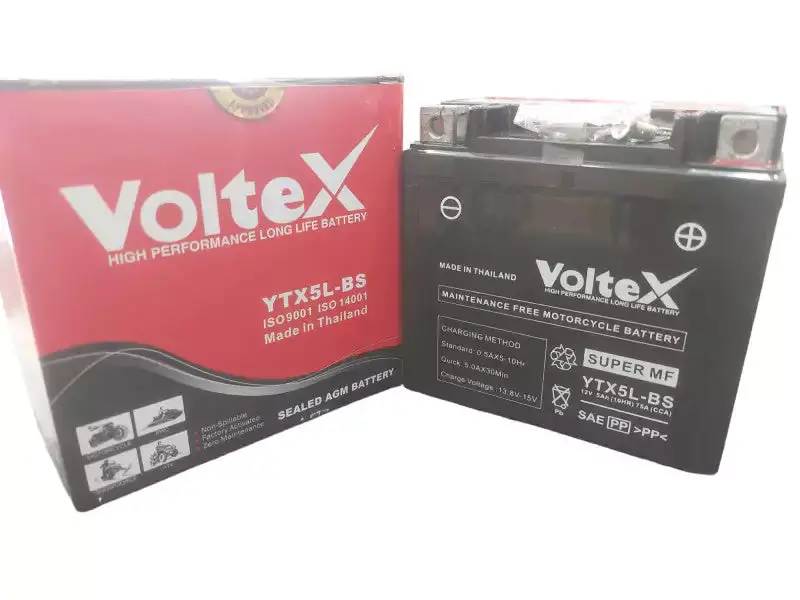 Voltex Ytx5l-Bs Gel Battery 12V 5Ah – Made In Thailand | Motovile Kuwait 1