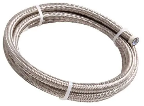 Af200 Series Ptfe-Lined Stainless Steel Braided Hose – -4An, 4.5 Meter Length 1