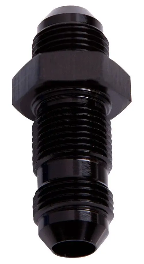 An-4 Black Bulkhead Fitting For Secure Fluid Line Installation 1