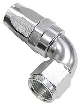 150-Series Tapered One-Piece 6An Swivel Hose Fitting – 90° Full-Flow End, Af153-06S 1
