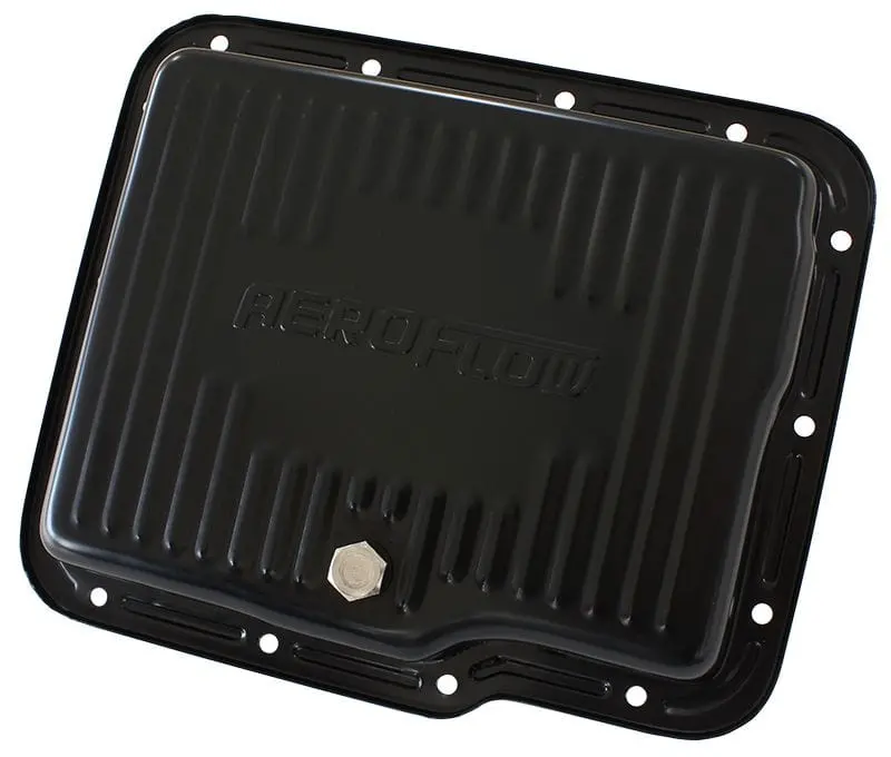 Af1826-3002 Black Transmission Pan – Durable Cast Aluminum Design 1