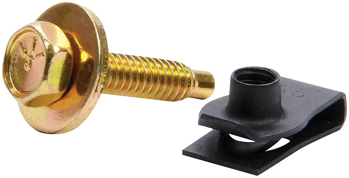 Allstar Performance All18559-50 Body Bolt Kit With Retaining Clips 1