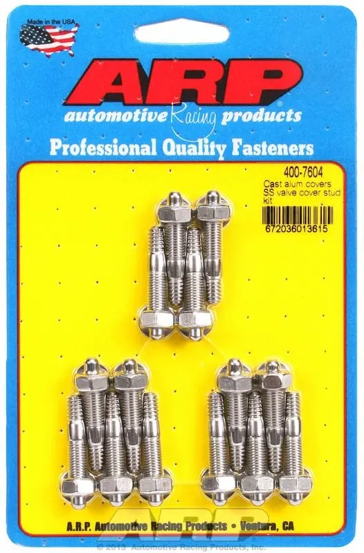 Stainless Steel Valve Cover Stud Kit With Hex Nuts (Ar400-7604) 1