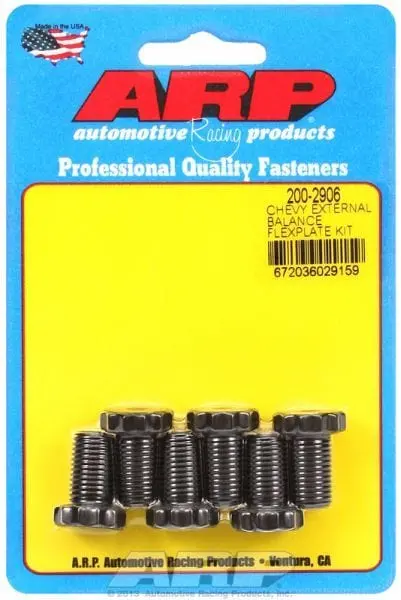 High-Tensile Flexplate Bolt Set – Grade 10.9, Black Oxide Finish (Ar200-2906) 1