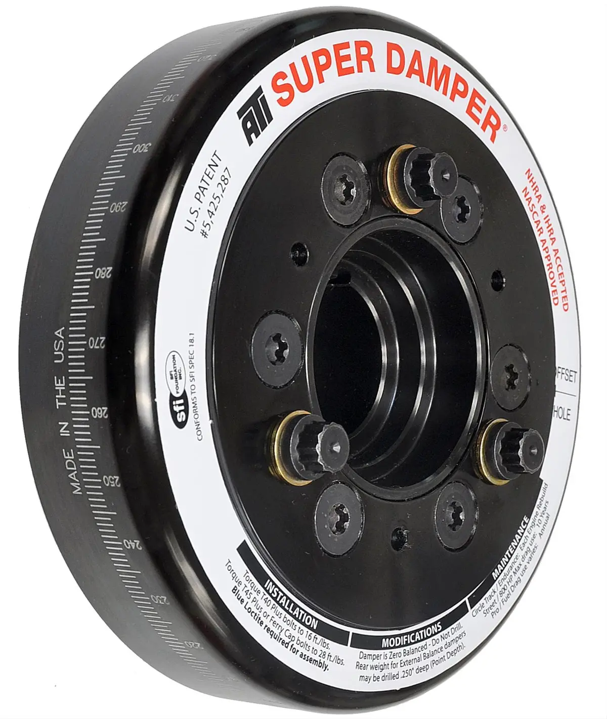 Ati 917776 Super Damper Harmonic Balancer For High-Rpm Engine Stability 1