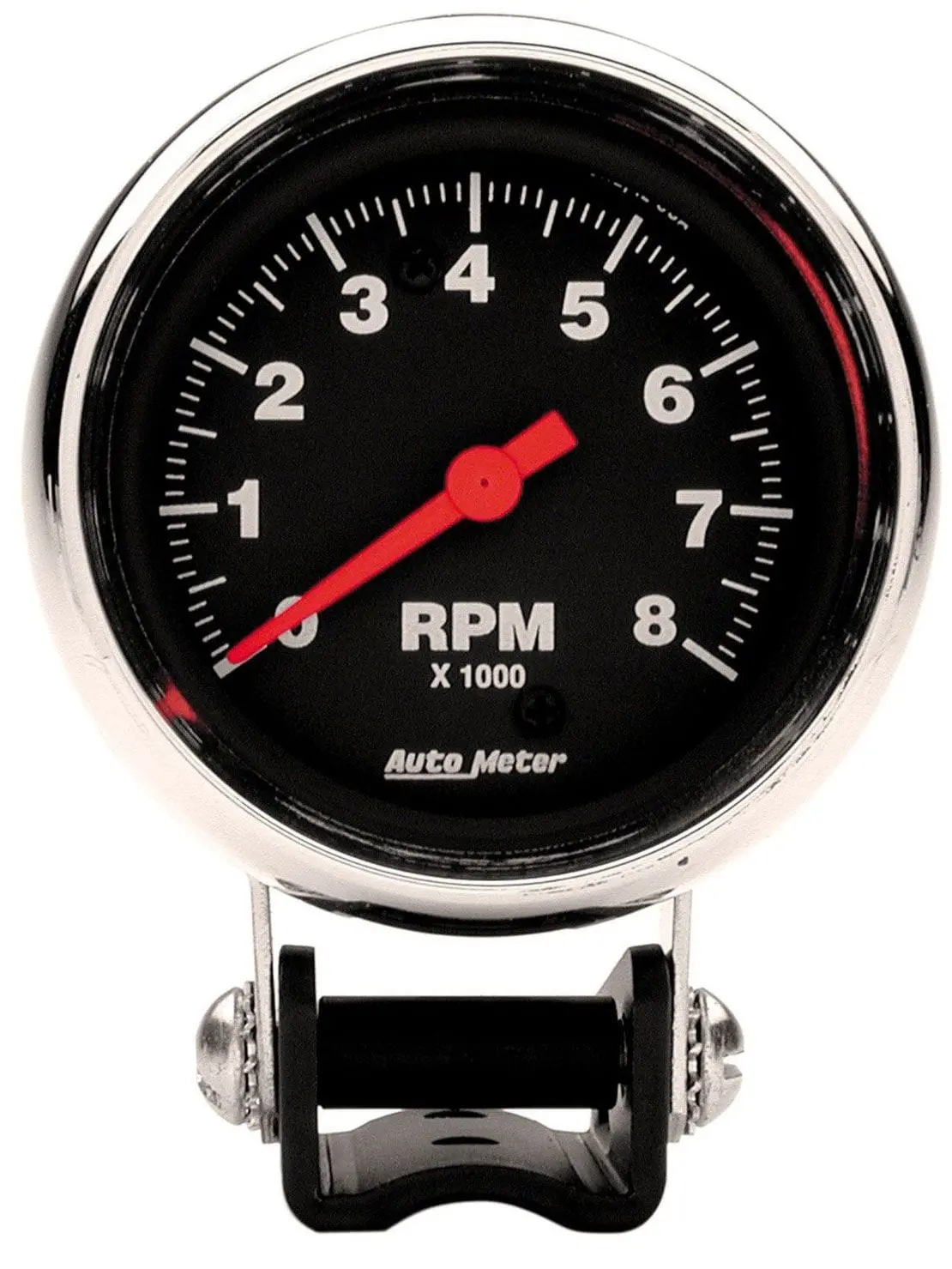 Traditional Chrome Au2893 Mini Tachometer With Classic Analog Styling 1