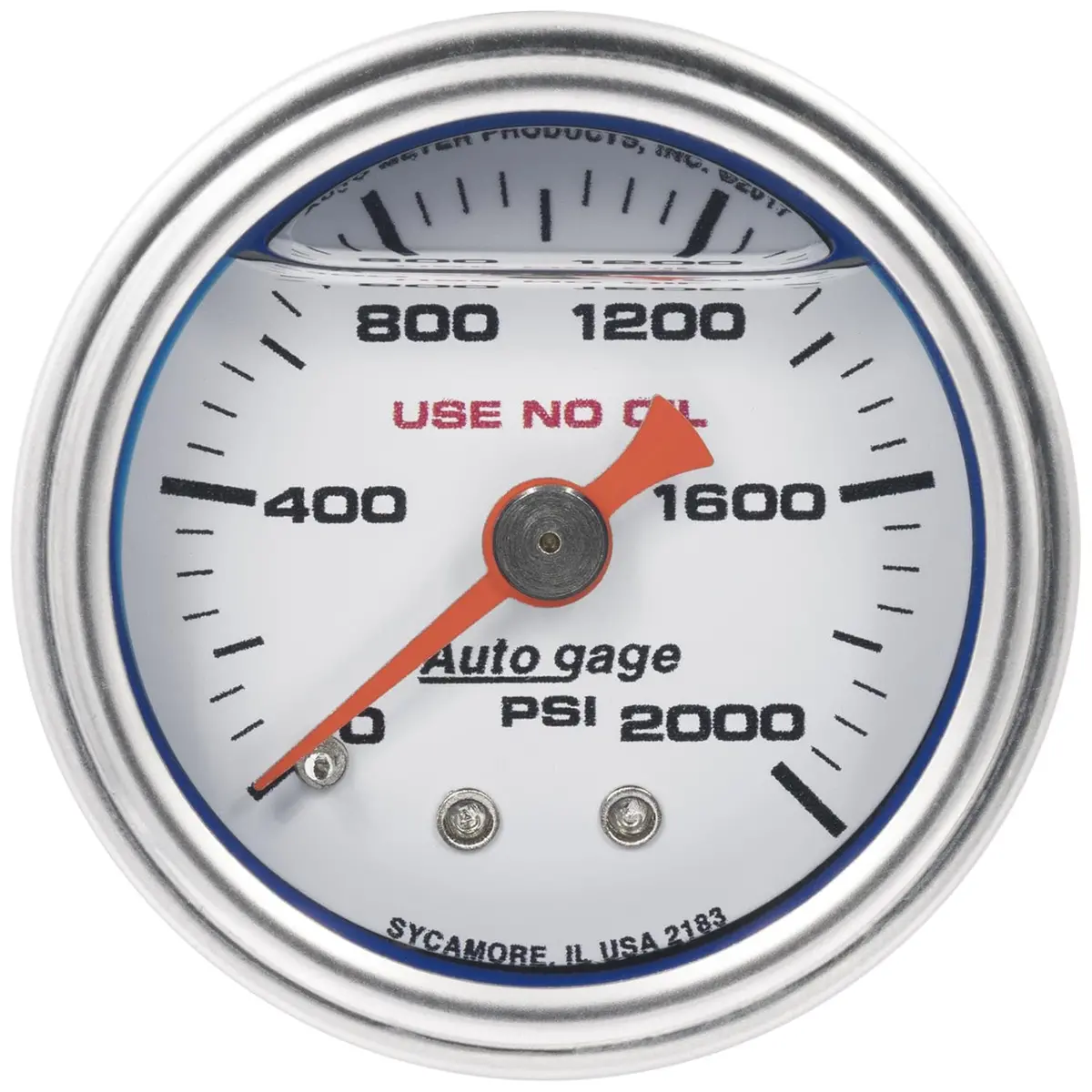 Autometer 1208 American Muscle Analog Gauge Series – Black Face 1