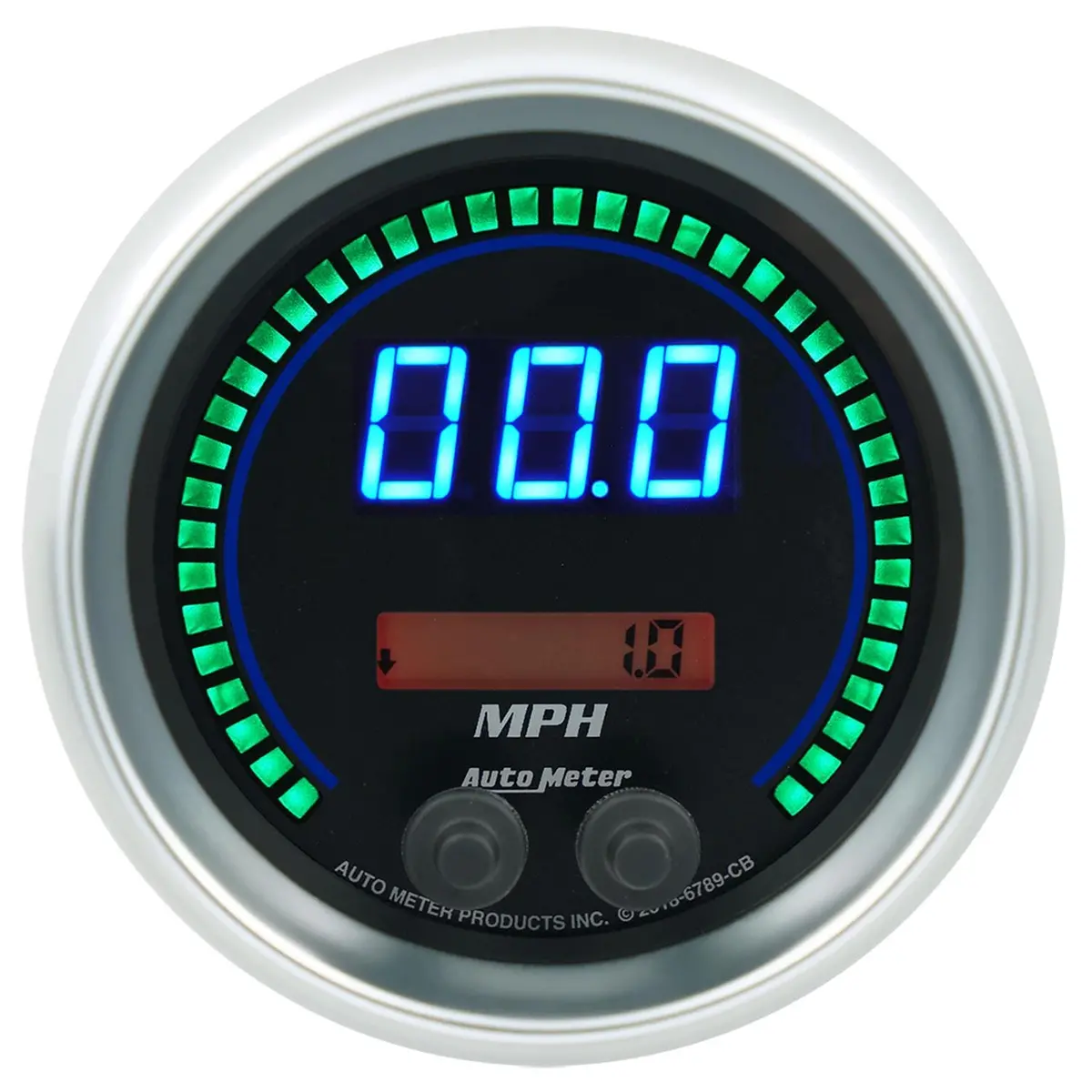 Autometer 6789-Cb Cobalt Digital Gauge – Single Function, Black Face 1