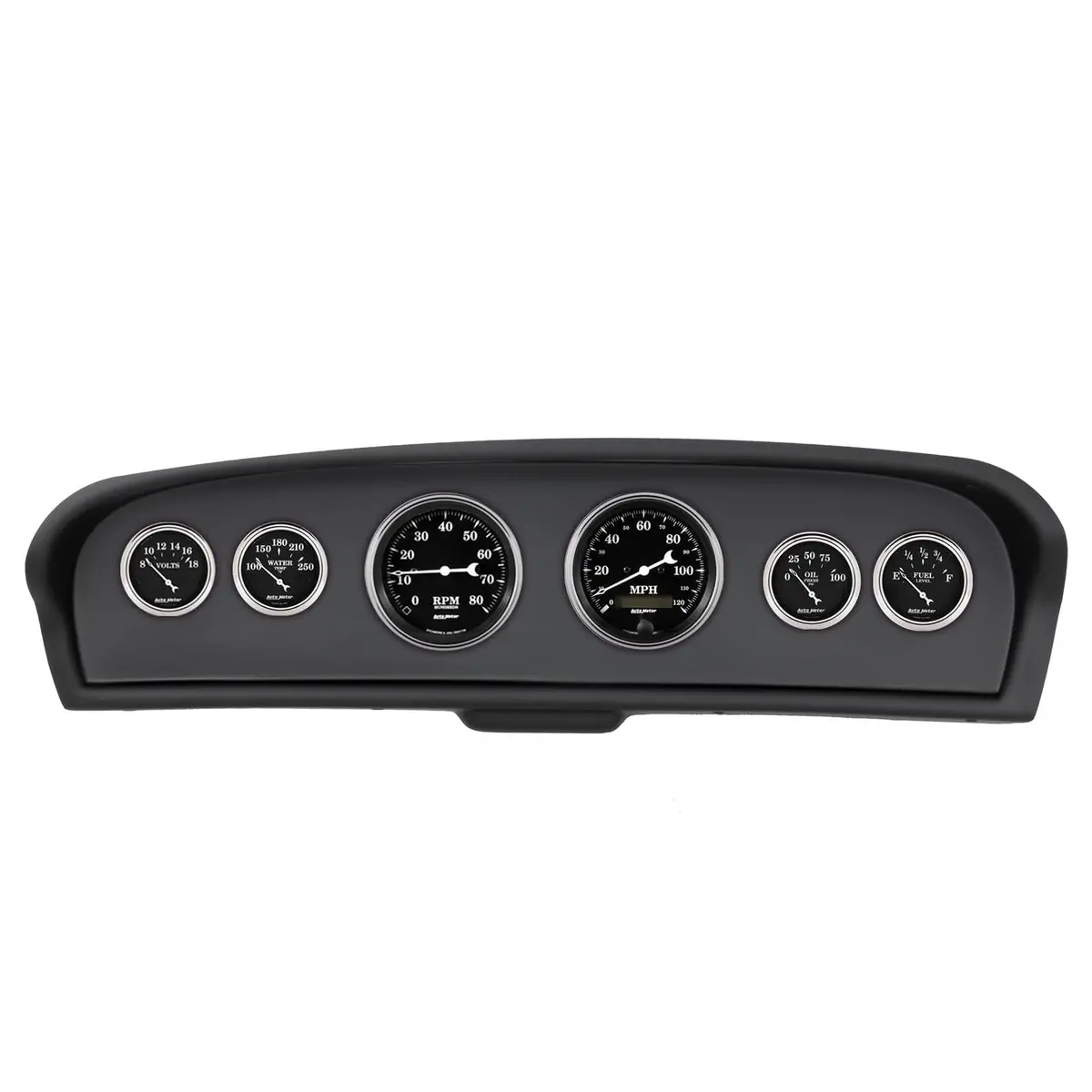 Autometer Old Tyme Black Series 2144-07 Instrument Cluster 1
