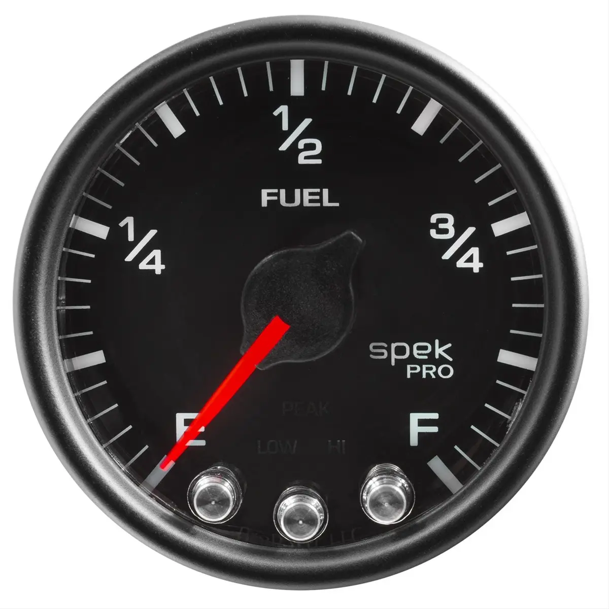 Autometer P31232 Spek-Pro Analog Gauge – White Dial, Black Bezel 1