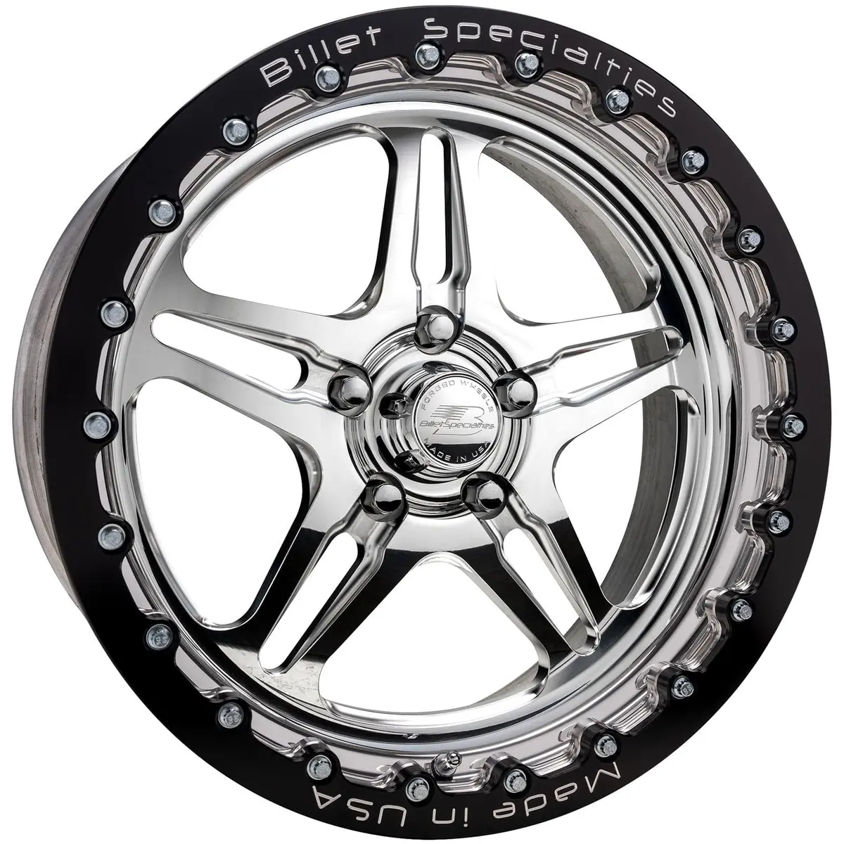 Billet Specialties Amc60 Turbo Double Beadlock Wheel – Polished Finish, Custom Build (Amc60Db515) 1