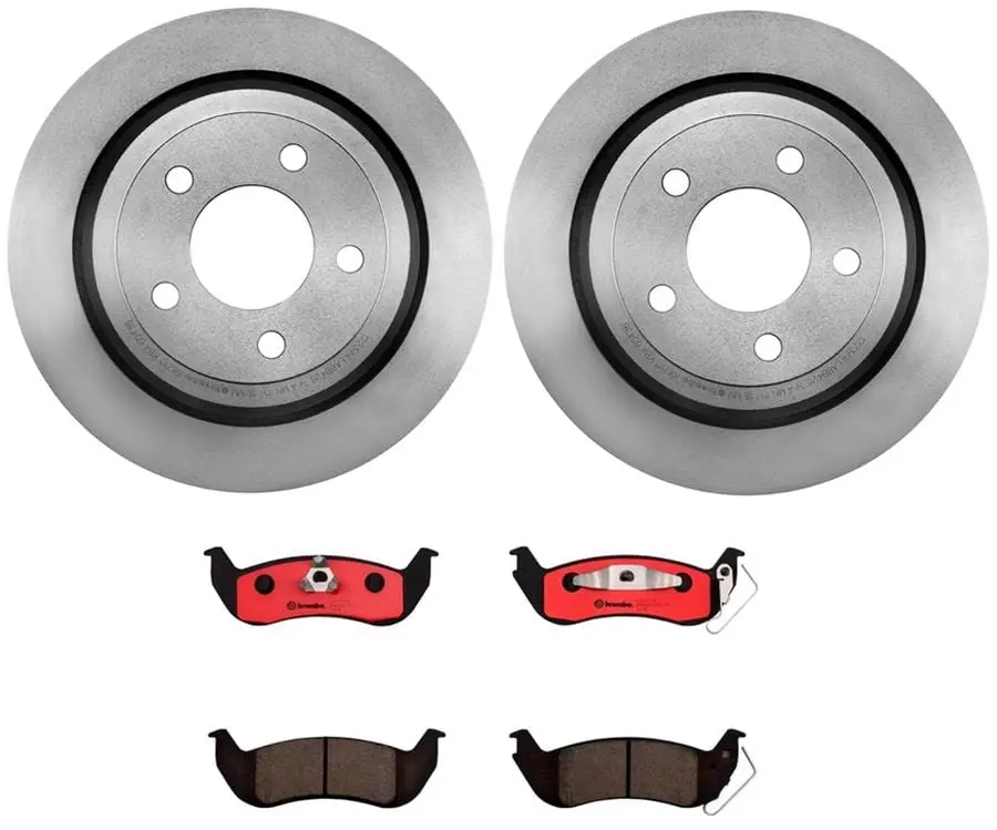 Brembo Kt00864 Brake Pad And Rotor Replacement Kit – Front Axle Specific 1