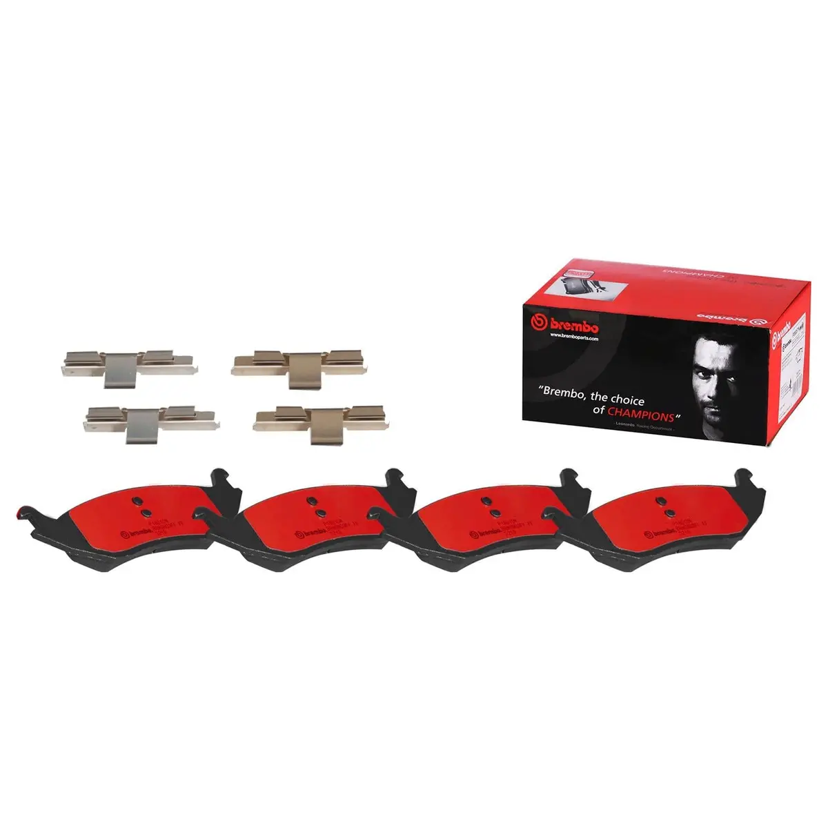Brembo P23193 Low-Metallic Brake Pads – Track-Ready Friction Compound 1