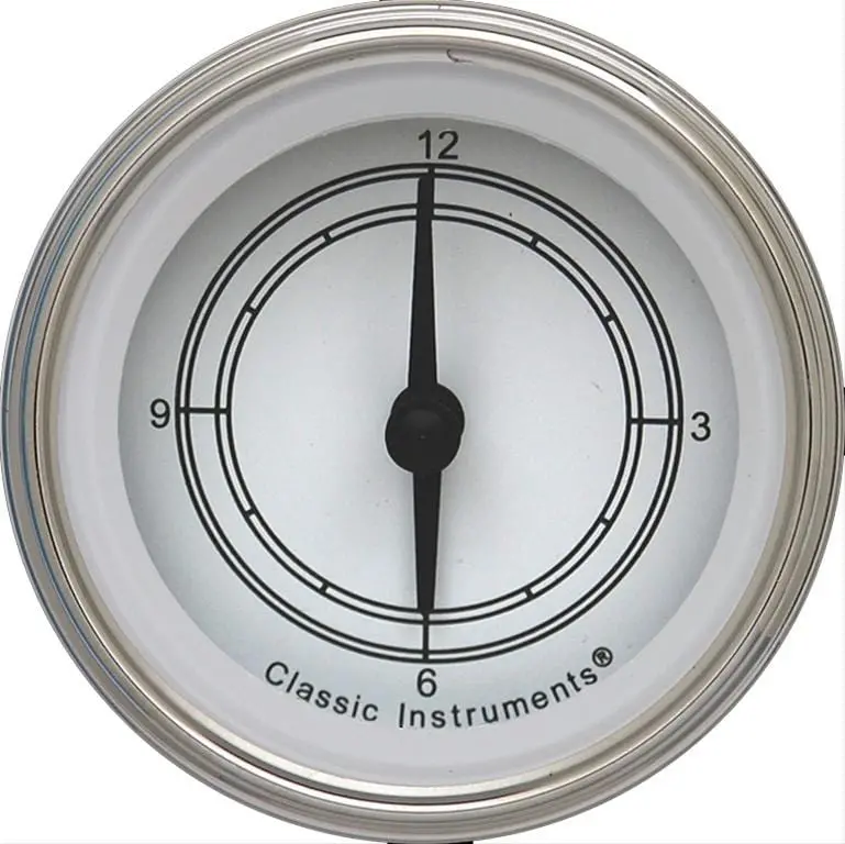 Classic Instruments Cw90Slc White Series Analog Gauge Cluster 1