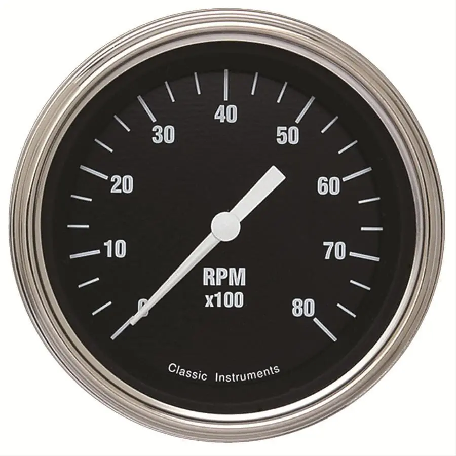 Classic Instruments Hr80Slf Hot Rod Tachometer With Led Lighting 1