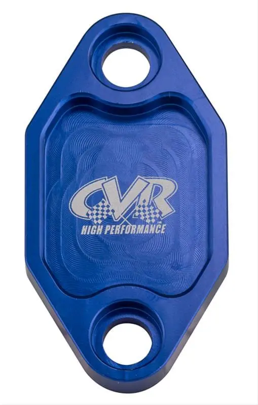 Cvr Bop308Bl Fuel Pump Block-Off Plate – Aluminum Billet Design 1