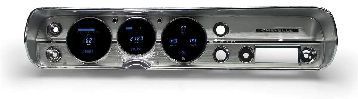 Dakota Digital Direct-Fit Digital Gauge Cluster – Vfd3-64C-Cvl-B 1