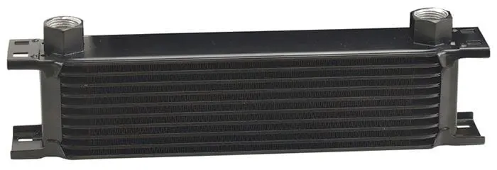 Derale Dp51078 10-Row Stacked Plate Transmission Cooler With -10An Female O-Ring Inlet 1