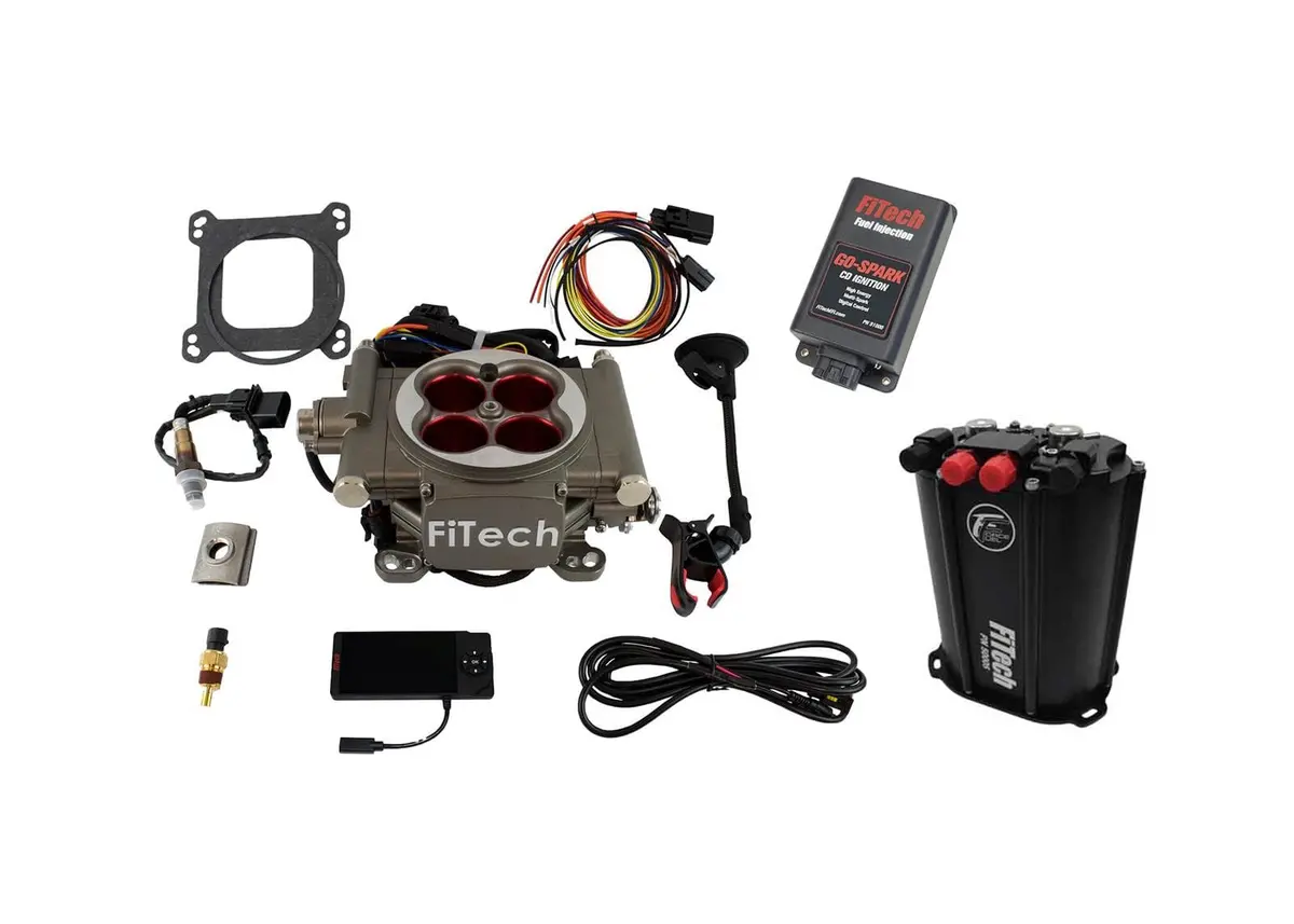 Fitech 93553 Go Street Efi System – 400 Hp Self-Tuning Fuel Injection With Force Fuel 1