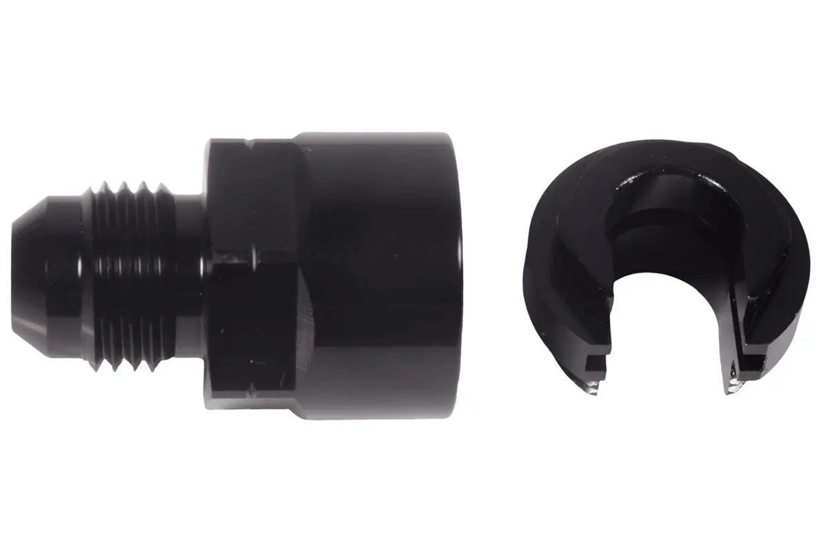 Ict Billet An809-02B Fuel Rail Adapter Fitting – Precision-Machined Aluminum 1