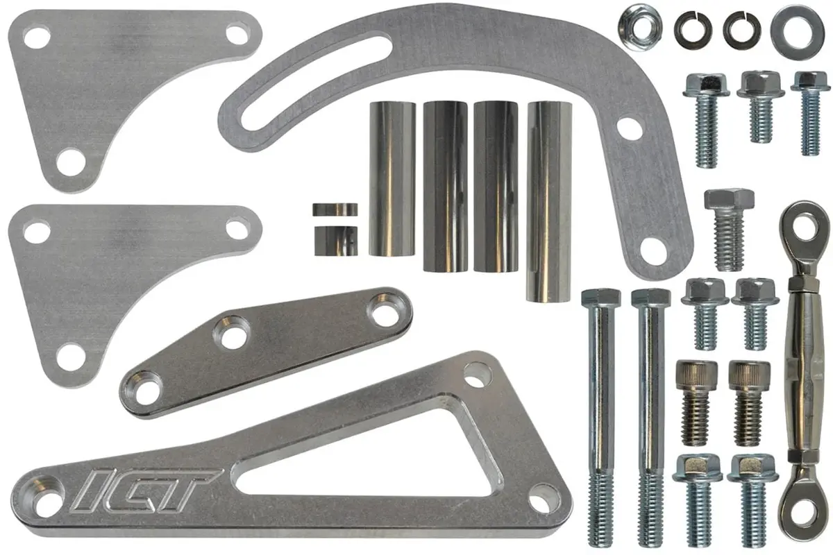 Ict Billet 551493 Alternator And Power Steering Mounting Bracket Kit 1