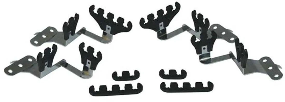 Mo72143 Spark Plug Wire Separators – 7–9Mm Diameter, Black Silicone 1