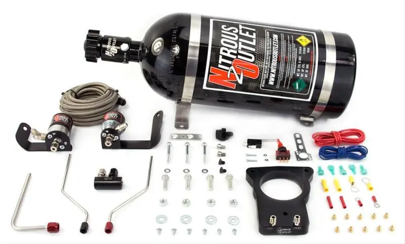 Nitrous Outlet 00-10121-78-15 Single-Plate Nitrous System With Dual Nozzles 1
