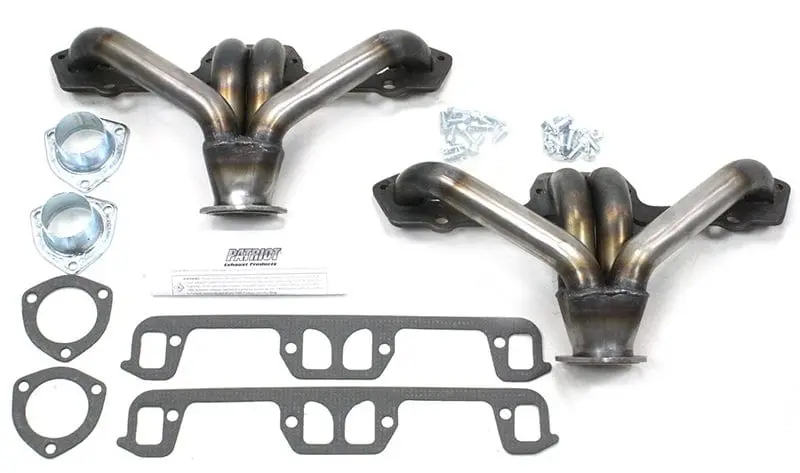 Raw-Finish Path8205 Tight-Tuck Header Set For Compact Chassis Fitment 1