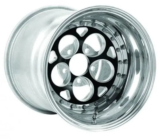 Magnum Drag 2.0 Rear Drag Wheel – 15X10", Black Center, 5X4.75" (We786B-510210) 1