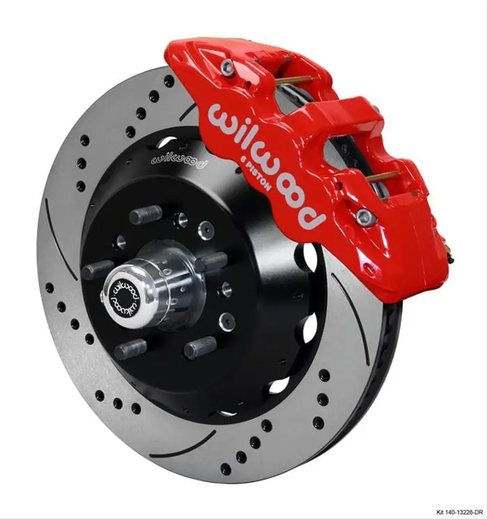 Wilwood Aero6 Big Brake Front Conversion Kit – 14-Inch Rotors (140-13226-Dr) 1