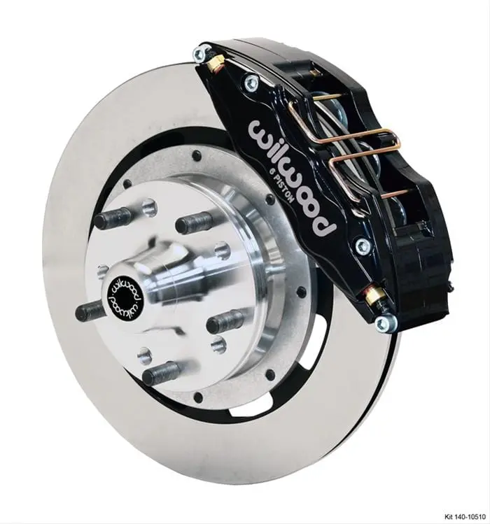 Wilwood 140-12836 Forged Dynapro 6-Piston Front Big Brake Kit – Track-Ready Upgrade 1