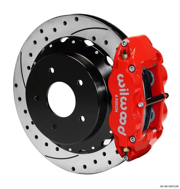 Wilwood Forged Narrow Superlite 4R Rear Big Brake Parking Kit – 140-10472-Dr 1